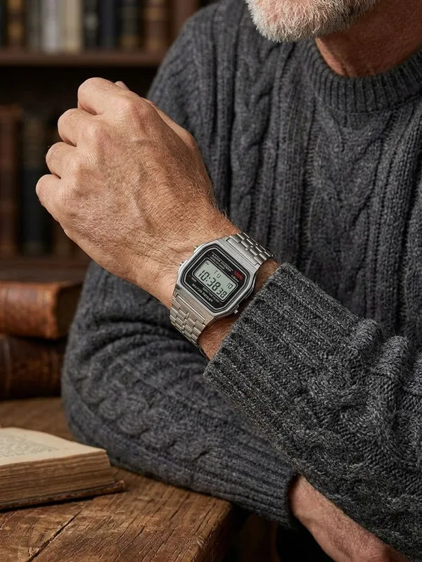 ZYVRA_Silver_Stainless_Steel_Digital_Watch_For_Unisex