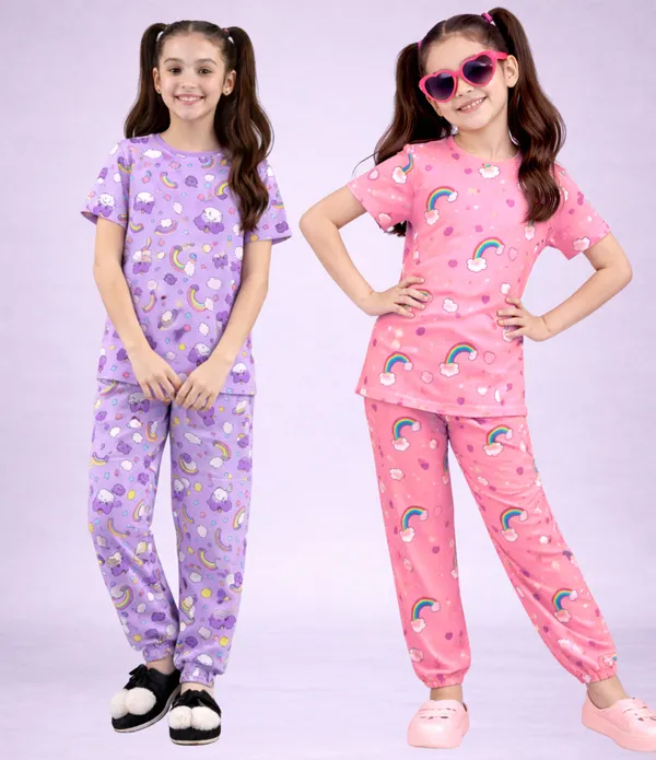 Cotton_Regular_Fit_Printed_Pajama_Set_For_Girls