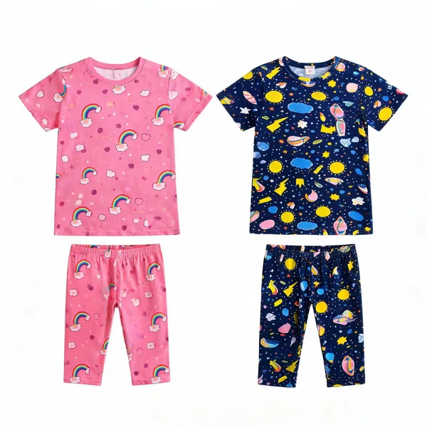 Pink_&_Navy_Cotton_Printed_Pajama_Set_For_Girls