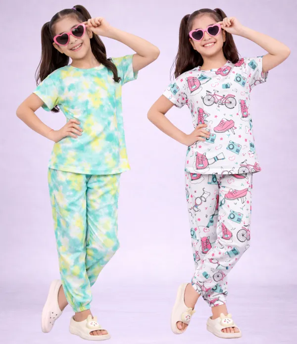 Multicolor_Cotton_Regular_Fit_Pajama_Set_For_Girls