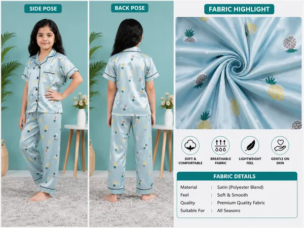 Blue_&_Black_Cotton_Printed_Regular_Fit_Pajama_Set_For_Girls