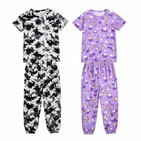 Multicolor_Cotton_Relaxed_Fit_Printed_Pajama_Set_For_Girls
