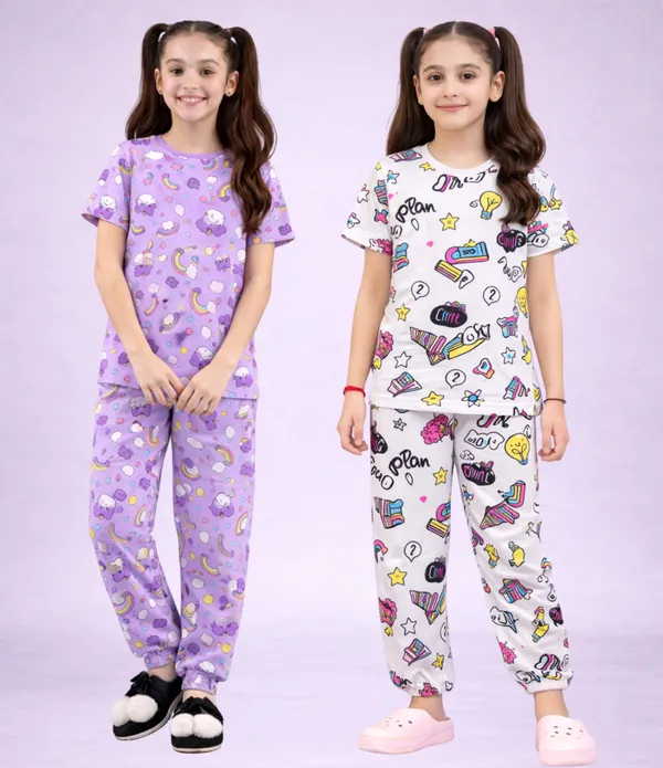 Cotton_Regular_Fit_Printed_Pajama_Set_For_Girls