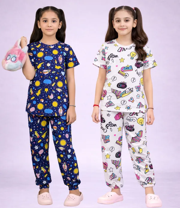Multicolor_Cotton_Relaxed_Fit_Printed_Pajama_Set_For_Girls
