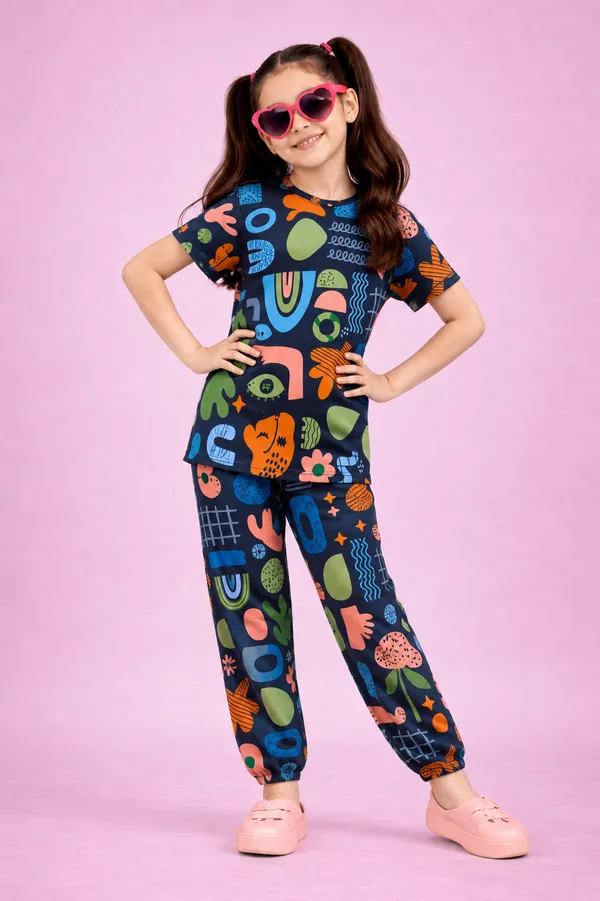 Multicolor_Cotton_Printed_Relaxed_Fit_Pajama_Set_For_Girls