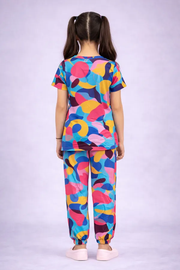 Multicolor_Cotton_Printed_Pajama_Set_For_Girls