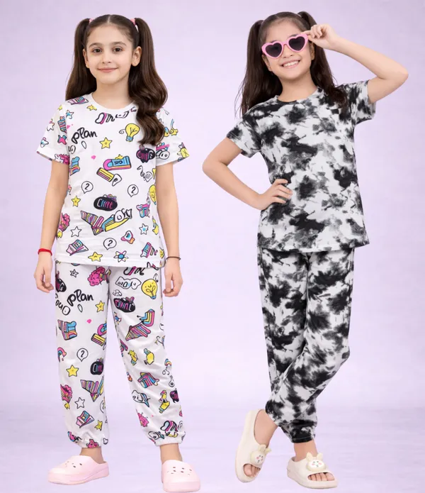 Multicolor_Cotton_Regular_Fit_Pajama_Set_For_Girls