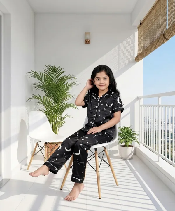 Black_Cotton_Printed_Pajama_Set_For_Girls