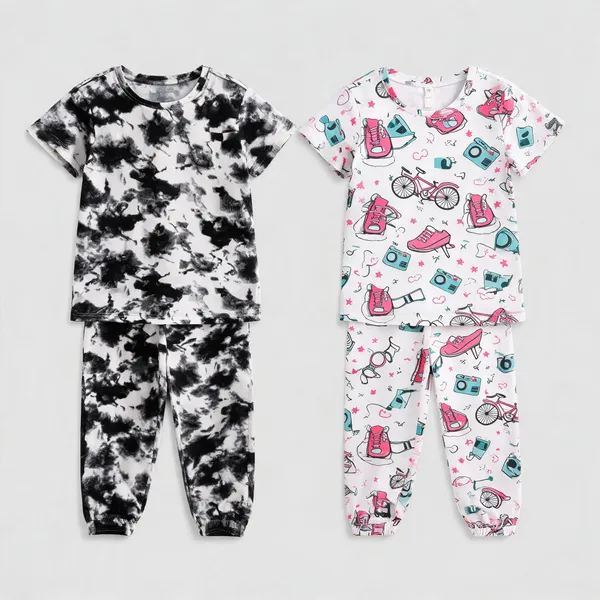 Multicolor_Cotton_Regular_Fit_Pajama_Set_For_Girls