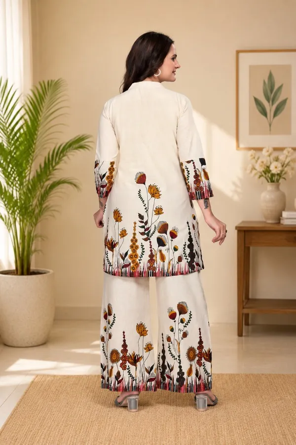 Cream_Cotton_Printed_Kurta_Palazzo_Set_For_Women