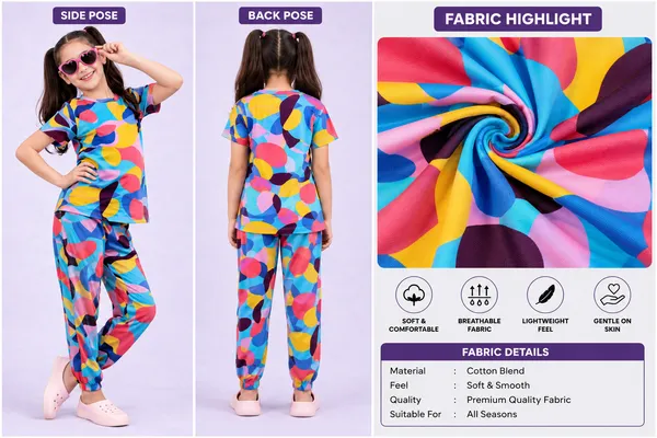 Multicolor_Cotton_Regular_Fit_Pajama_Set_For_Girls