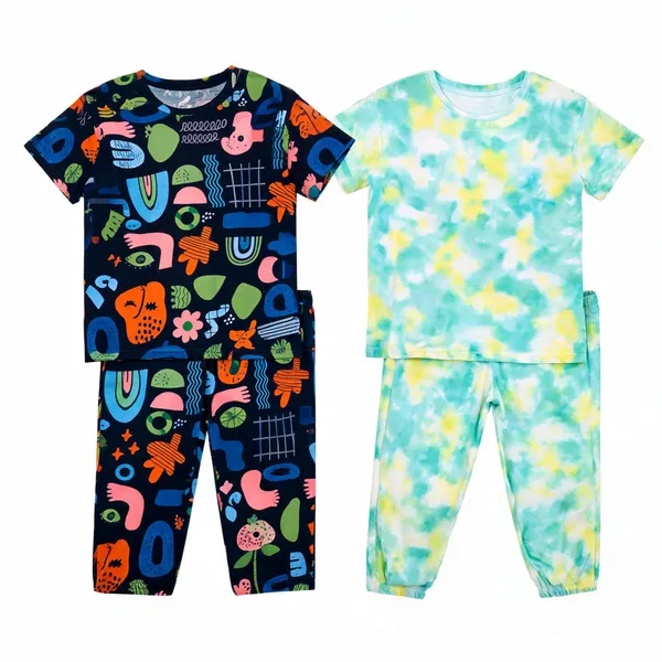 Multicolor_Cotton_Regular_Fit_Pajama_Set_For_Girls