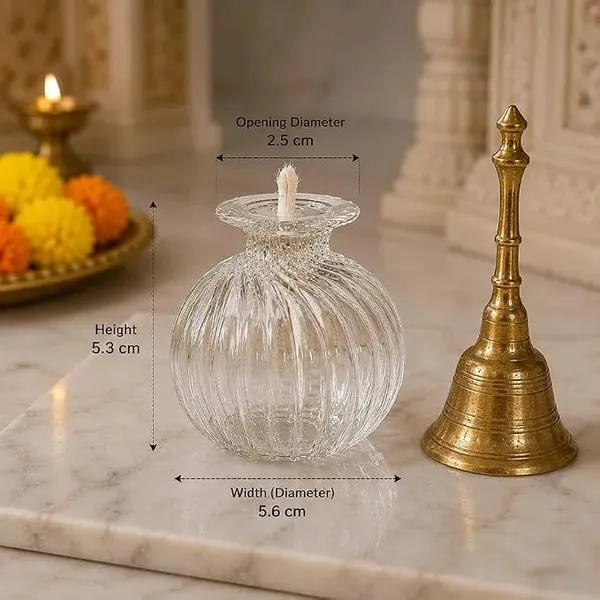 Mahganya_Glass_Chambu_Modak_Shape_Diya_|_Borosilicate_Glass_Oil_Lamp_|_Reusable_&_Eco-Friendly_Puja_Diya_for_Home_Mandir,_Festivals_&_Office_Decor_(Transparent,_5.5_x_5.25_cm),_60ML