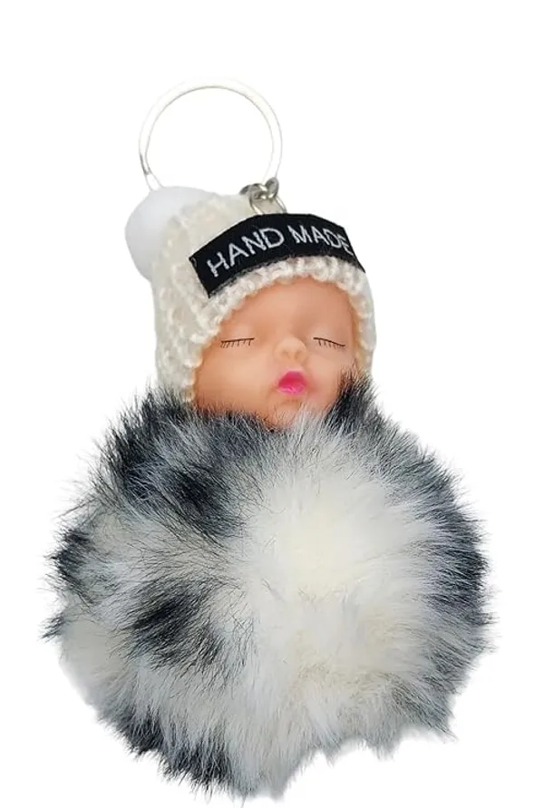 Faux_Fur_Doll_Keychain