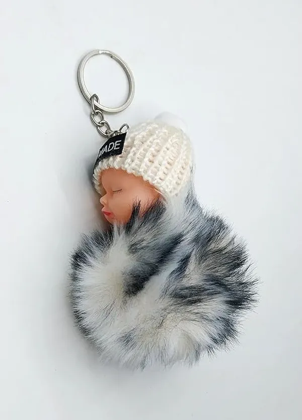 Faux_Fur_Doll_Keychain