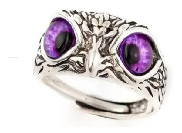 Owl_Ring_Stainless_Steel_Adjustable