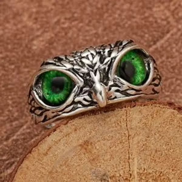 Owl_Ring_Stainless_Steel_Adjustable