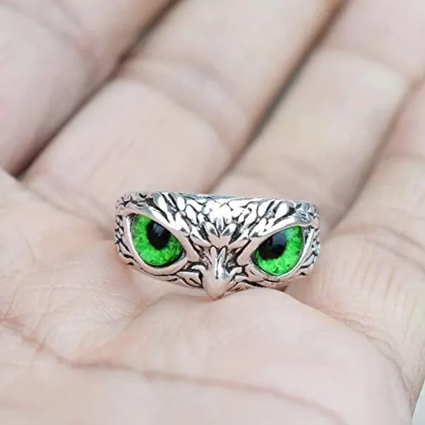 Owl_Ring_Stainless_Steel_Adjustable