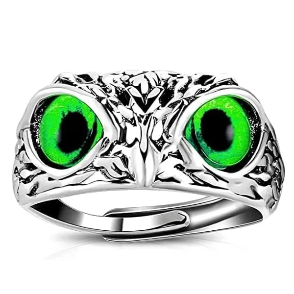Owl_Ring_Stainless_Steel_Adjustable