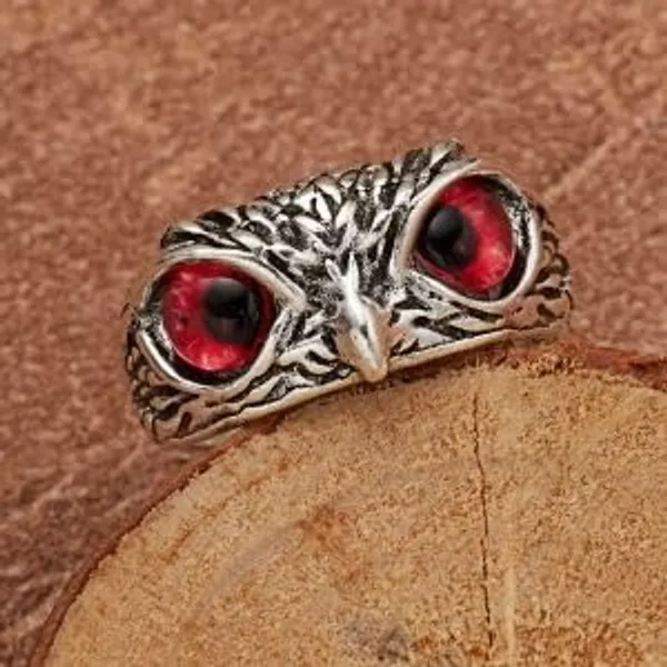 Owl_Ring_Stainless_Steel_Adjustable