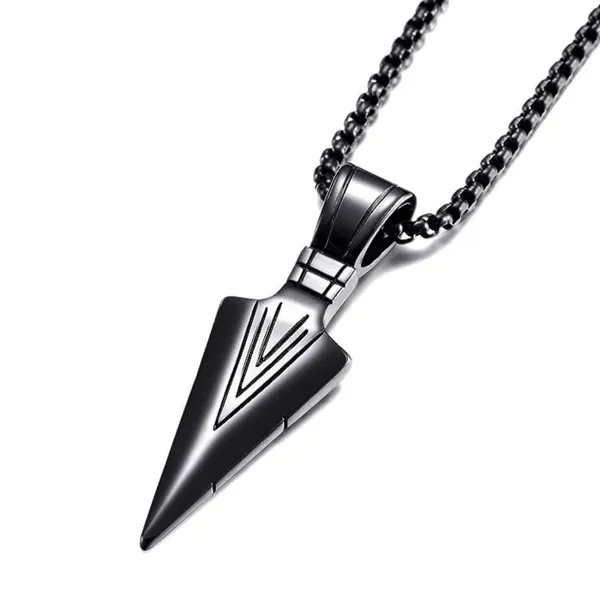 Metal_Arrow_Pendant_Necklace_For_Men