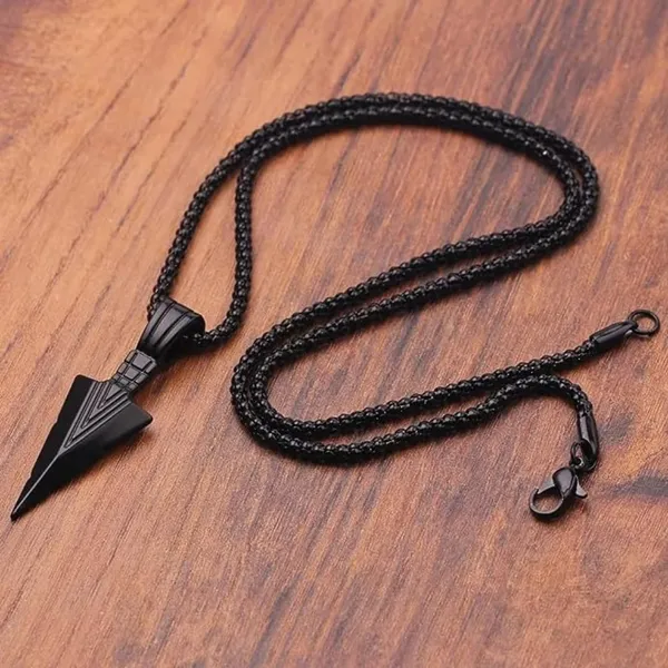 Metal_Arrow_Pendant_Necklace_For_Men