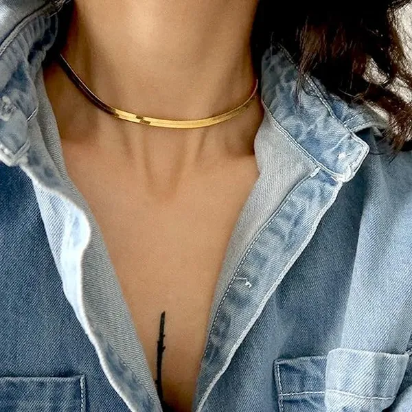 Stainless_Steel_Herringbone_Chain_Necklace