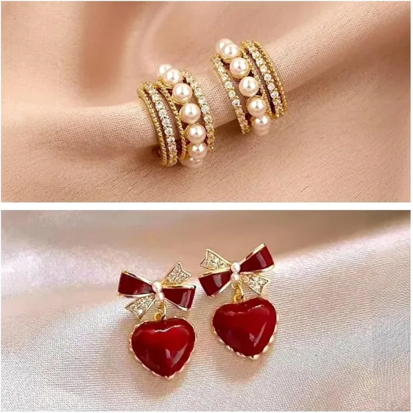Korean_Bow_Earrings_Set