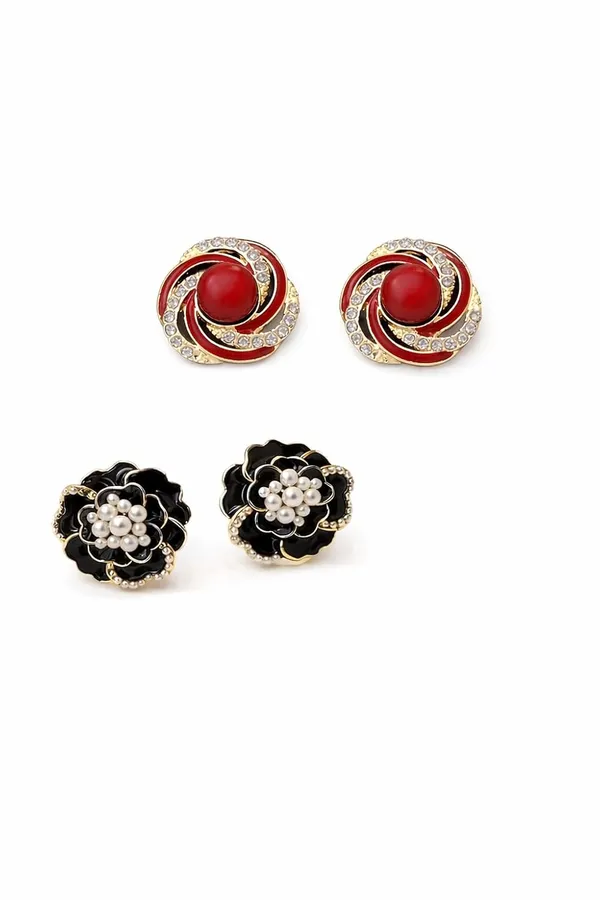 Women_S_Gold_Plated_Stud_Earrings