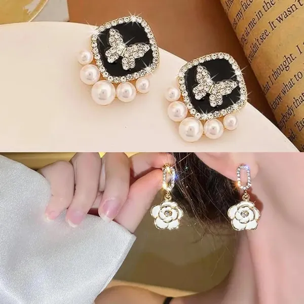 Butterfly_And_Floral_Earrings_Set