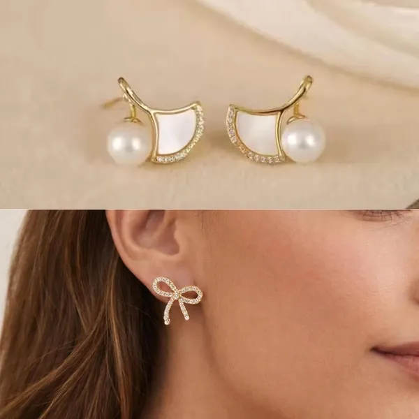 Women_S_Butterfly_And_Bow_Earrings_Set_Women_S_Butterfly_And_Bow_Earrings_Set