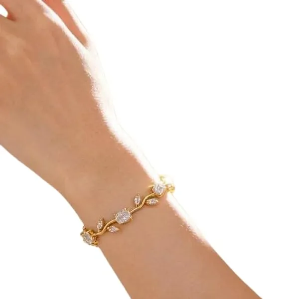 Gold_Plated_Bangle_Bracelet_For_Women