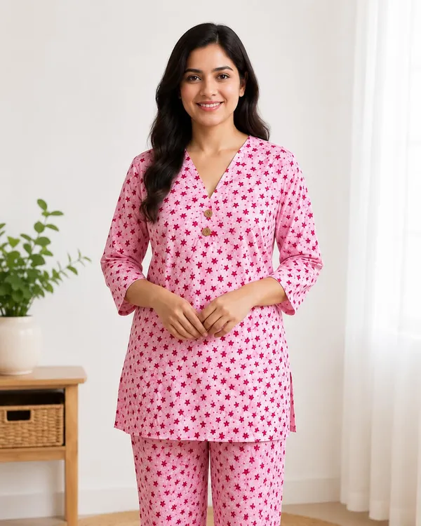 Women_S_Cotton_Night_Suit_Set_With_3_4_Sleeves_Top_And_Pajama