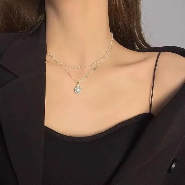 Pearl_Pendant_Necklace_And_Earrings_Set