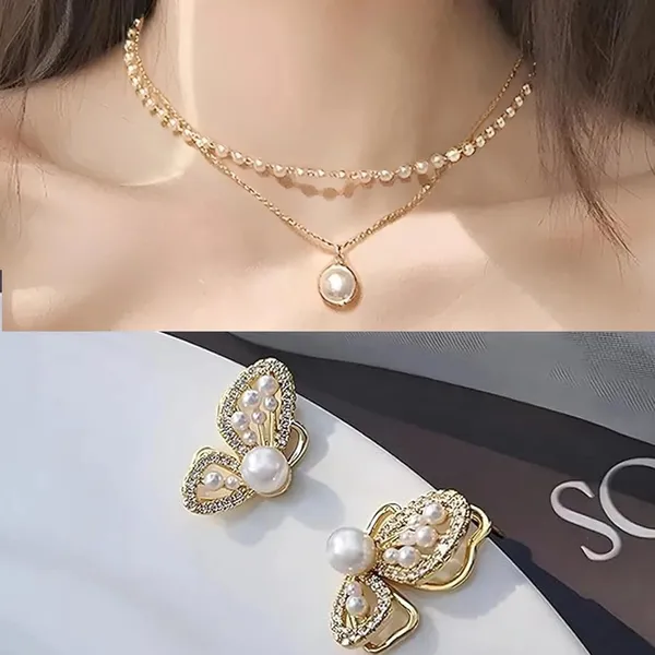 Pearl_Butterfly_Pendant_Necklace_And_Earrings_Set