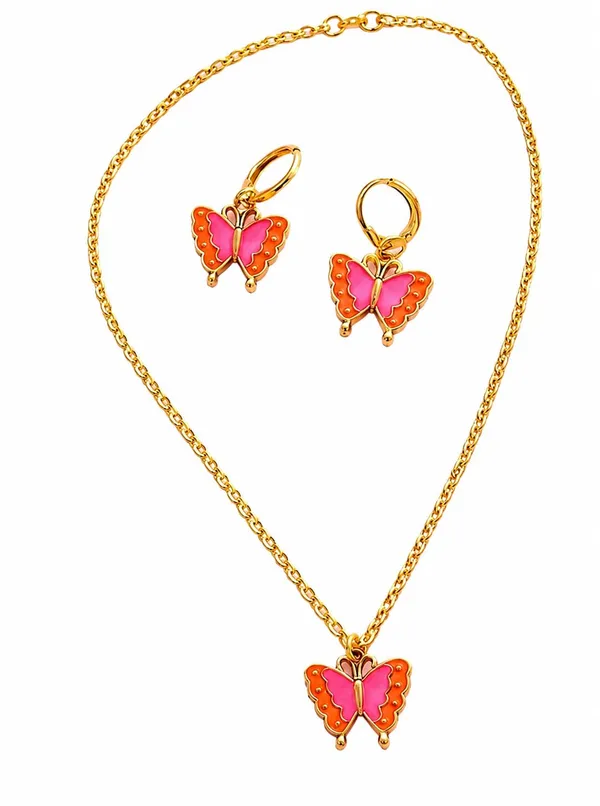 Butterfly_Necklace_And_Earrings_Set