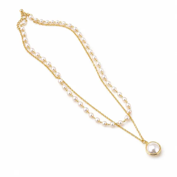 Pearl_Bow_Necklace_And_Earrings_Set