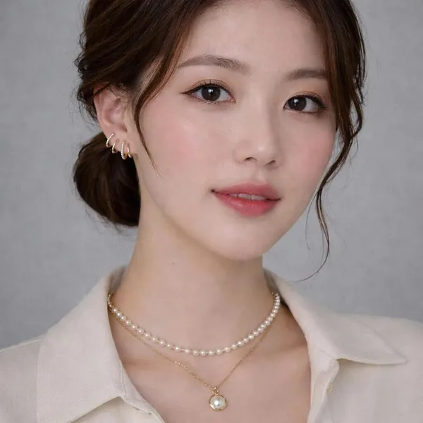 Pearl_Bow_Necklace_And_Earrings_Set