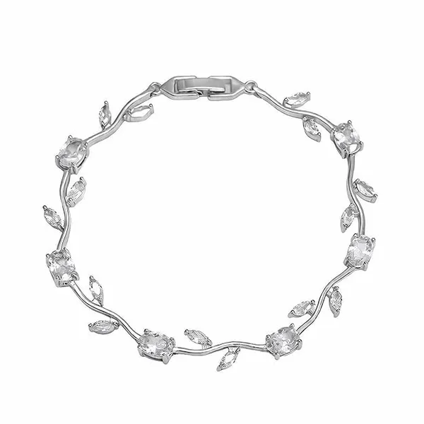 Crystal_Leaf_Branch_Link_Bracelet
