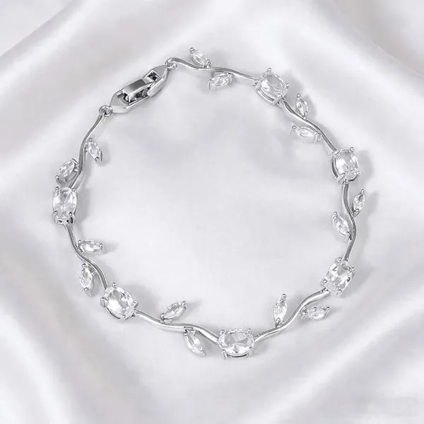 Crystal_Leaf_Branch_Link_Bracelet
