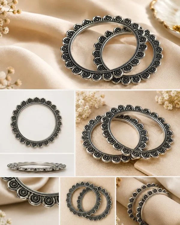 Women_S_Oxidized_Floral_Beaded_Bangles