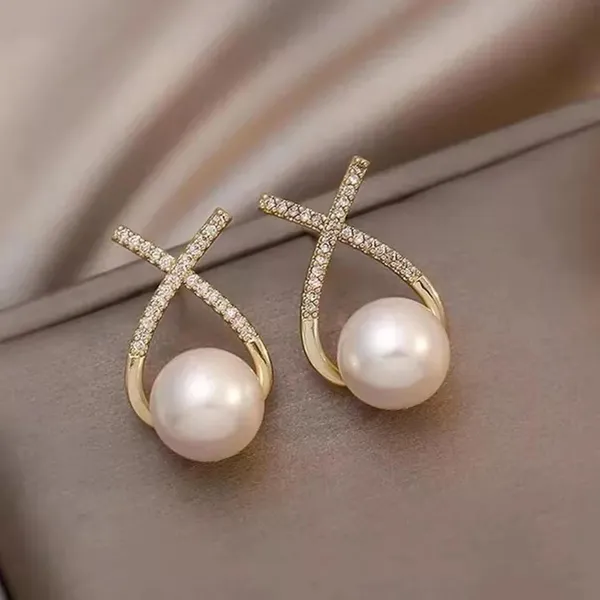 Pearl_Cross_Stud_Earrings