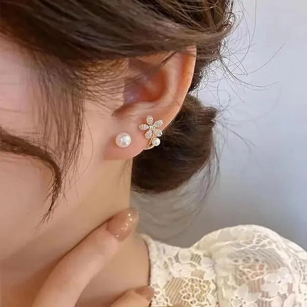 Pearl_Bow_Stud_Earrings