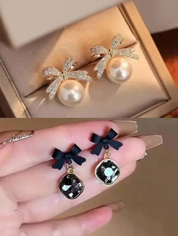 Pearl_Bow_Stud_Earrings
