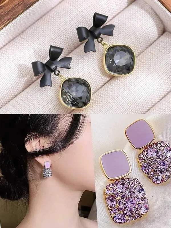 Bow_Crystal_Drop_Earrings_For_Women
