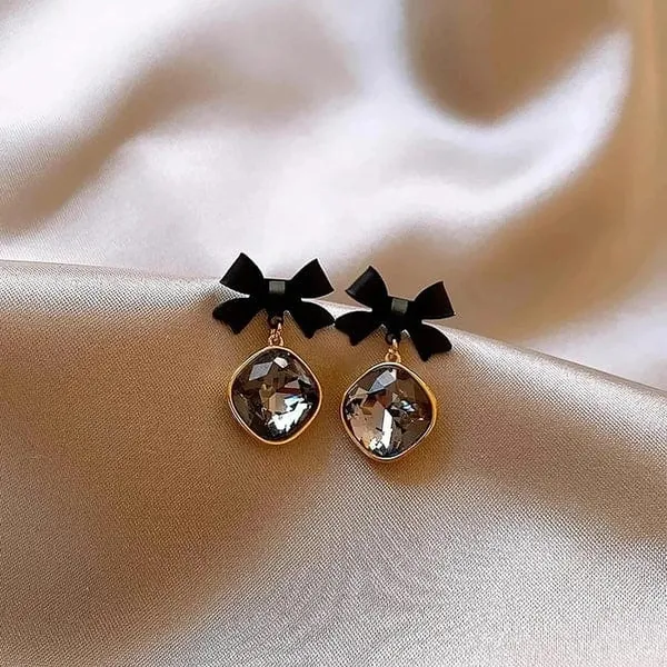 Bow_Crystal_Drop_Earrings_For_Women