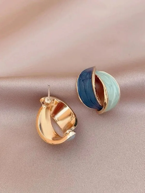 Enamel_Geometric_Stud_Earrings