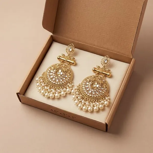 Chandbali_Earrings_With_Kundan_And_Pearls