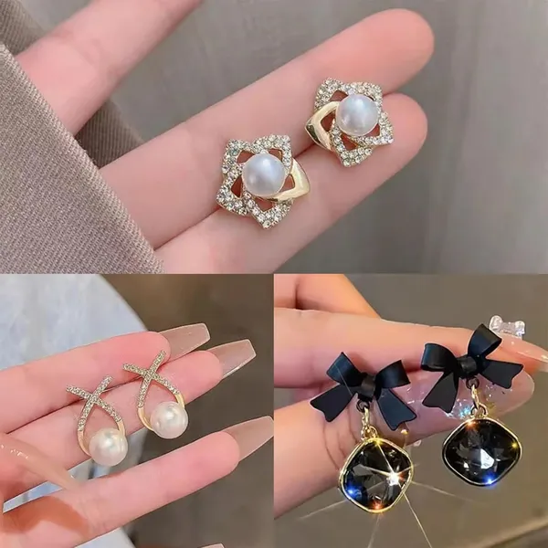 Crystal_Pearl_Stud_Drop_Earrings