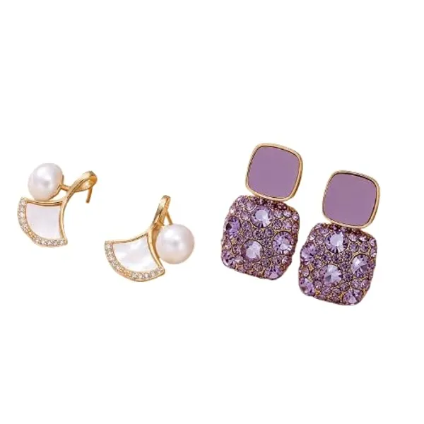 Pearl_And_Crystal_Stud_Earrings